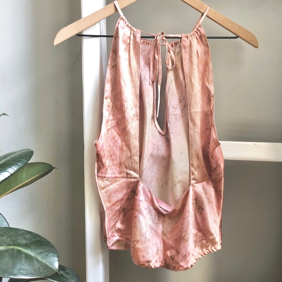 Victoria's Secret Pink Snake Skin Halter Crop Top - Picture 3 of 7